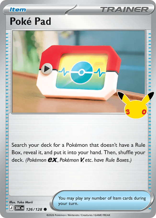 Poké Pad, kortbilde fra Scrydex