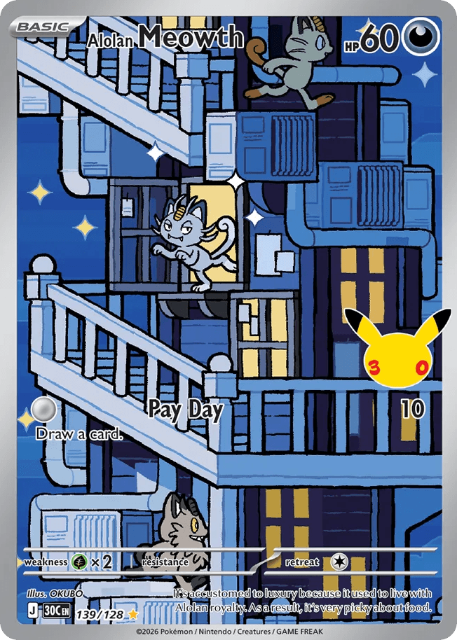 Alolan Meowth, kortbilde fra Scrydex