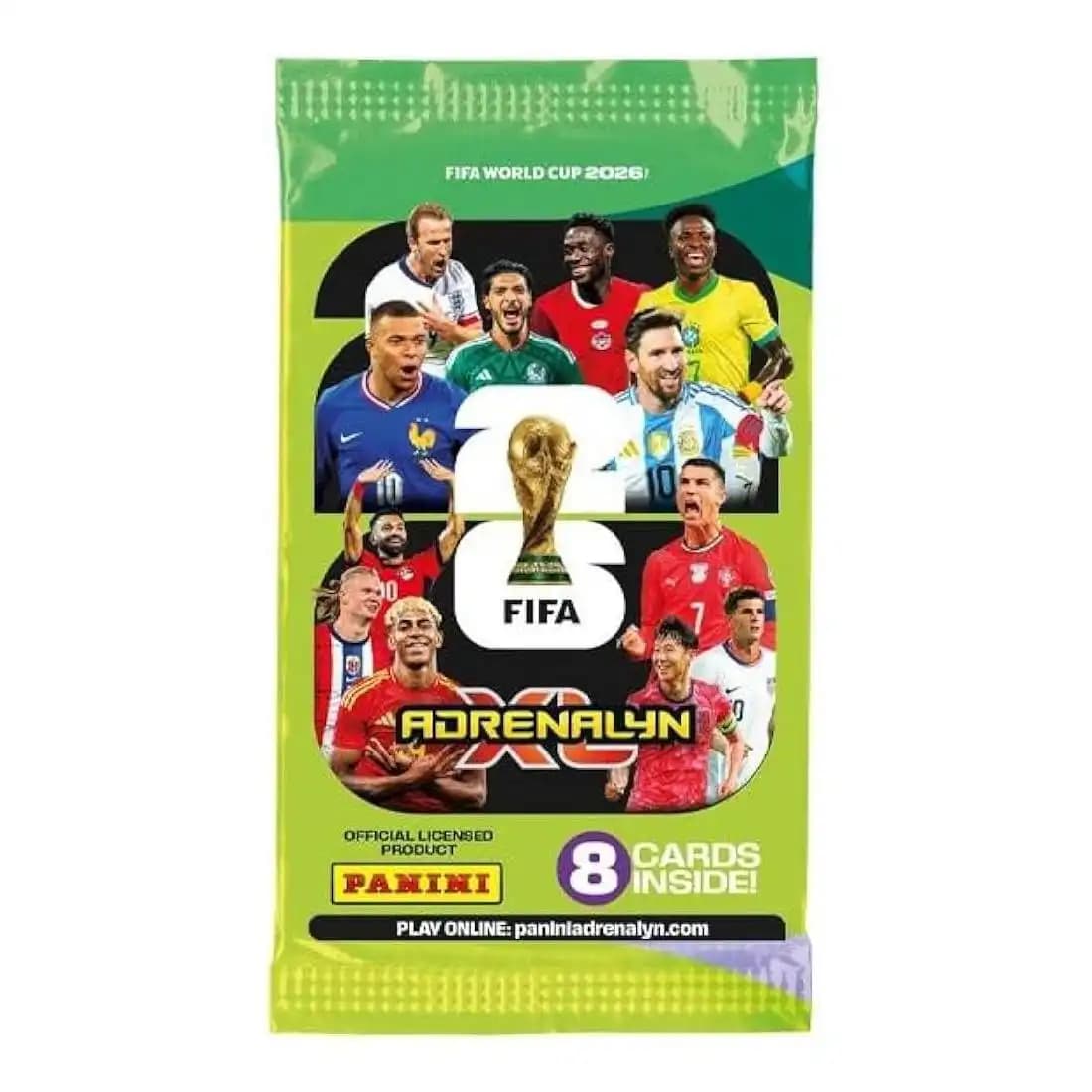 Panini FIFA World Cup 2026 Adrenalyn XL Flow-pakke, produktfoto