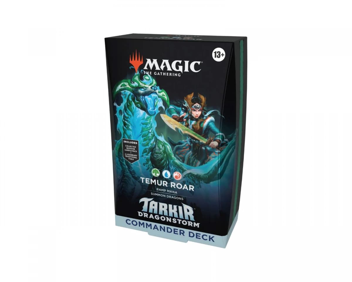 Tarkir: Dragonstorm Temur Roar Commander Deck, produktfoto