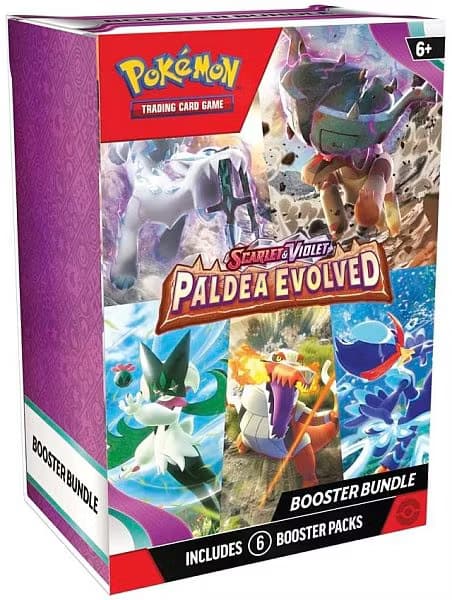 Paldea Evolved Booster Bundle, produktfoto
