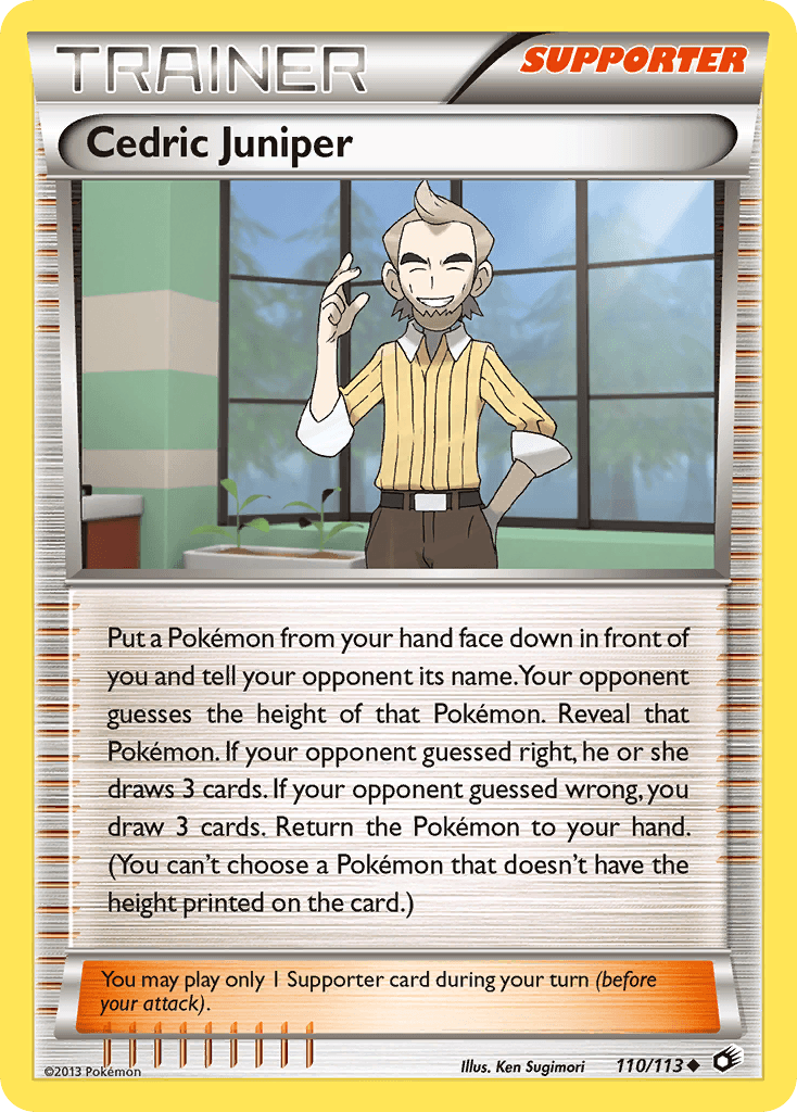 Cedric Juniper, kortbilde fra pokemontcg.io