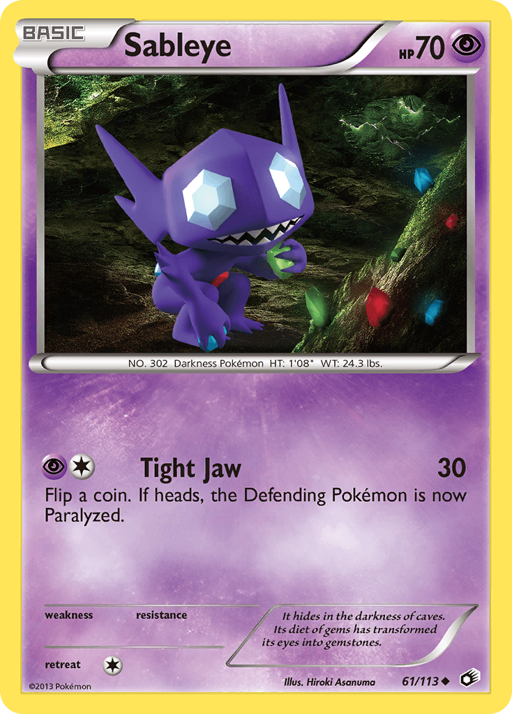 Sableye, kortbilde fra pokemontcg.io