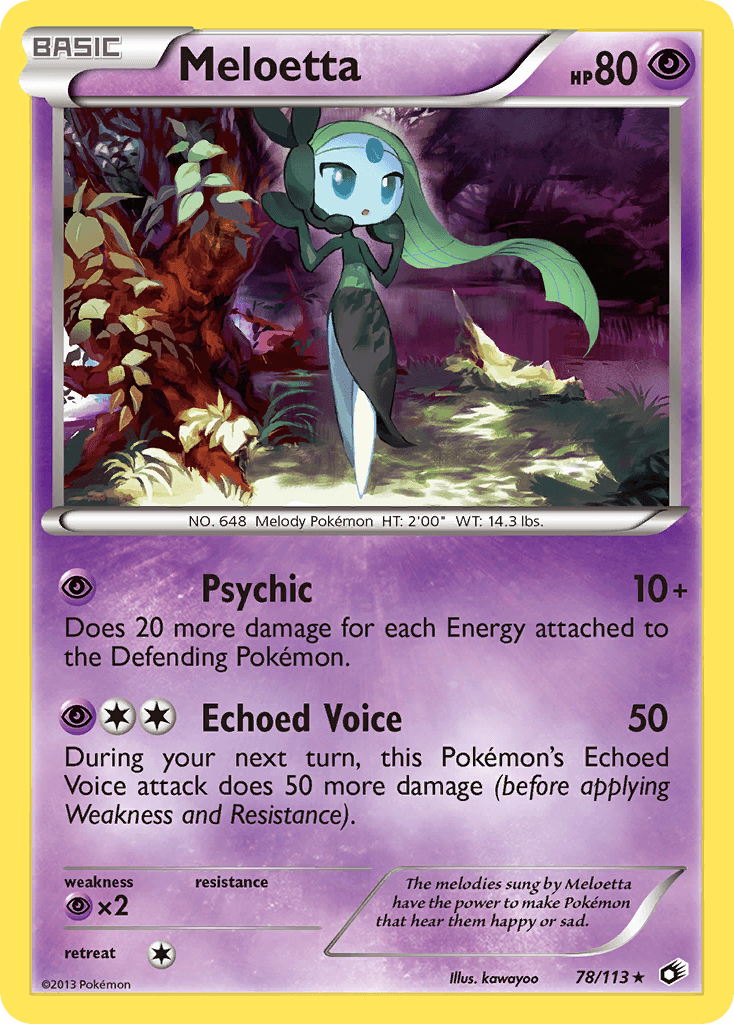 Meloetta, kortbilde fra pokemontcg.io