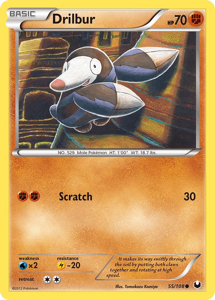 Drilbur, kortbilde fra pokemontcg.io
