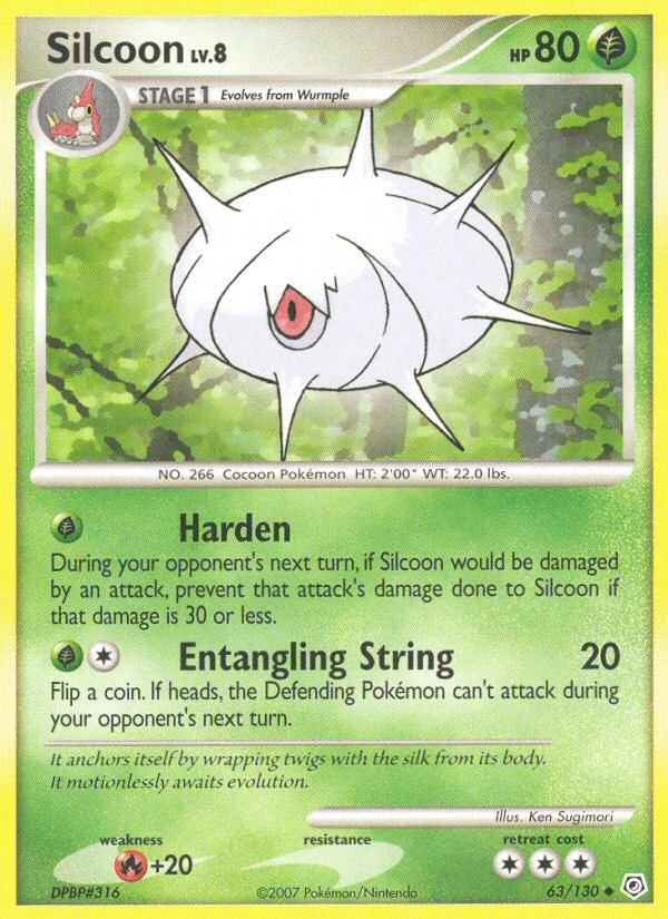 Silcoon, kortbilde fra pokemontcg.io