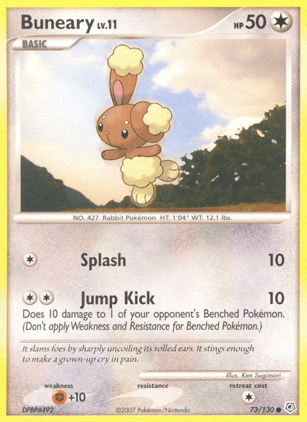 Buneary, kortbilde fra pokemontcg.io