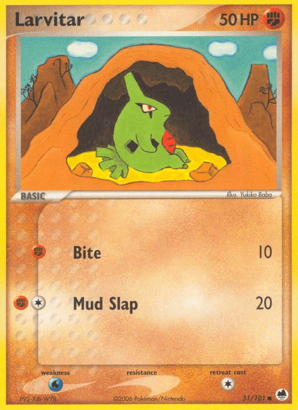 Larvitar, kortbilde fra pokemontcg.io