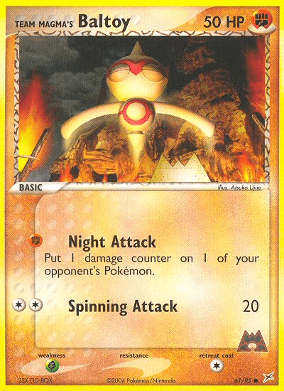 Team Magma's Baltoy, kortbilde fra pokemontcg.io