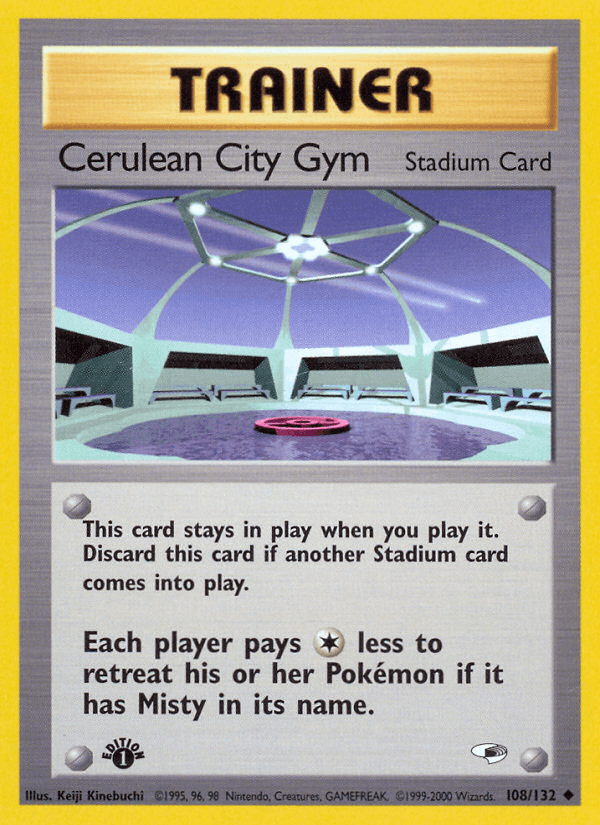Cerulean City Gym, kortbilde fra pokemontcg.io