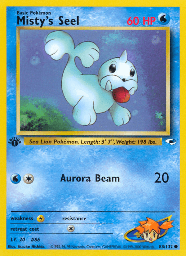 Misty's Seel, kortbilde fra pokemontcg.io