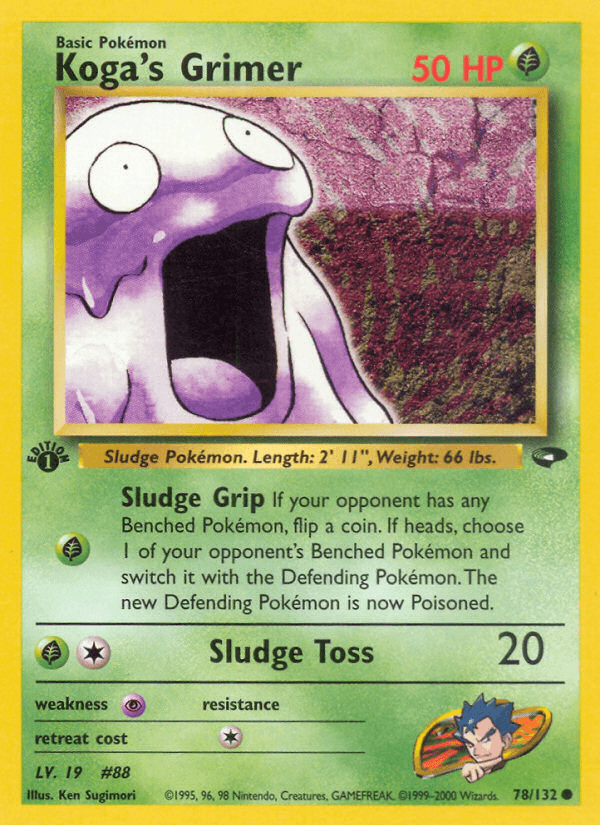 Koga's Grimer, kortbilde fra pokemontcg.io