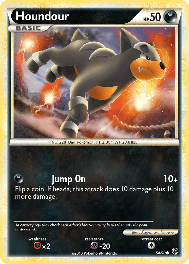 Houndour, kortbilde fra pokemontcg.io