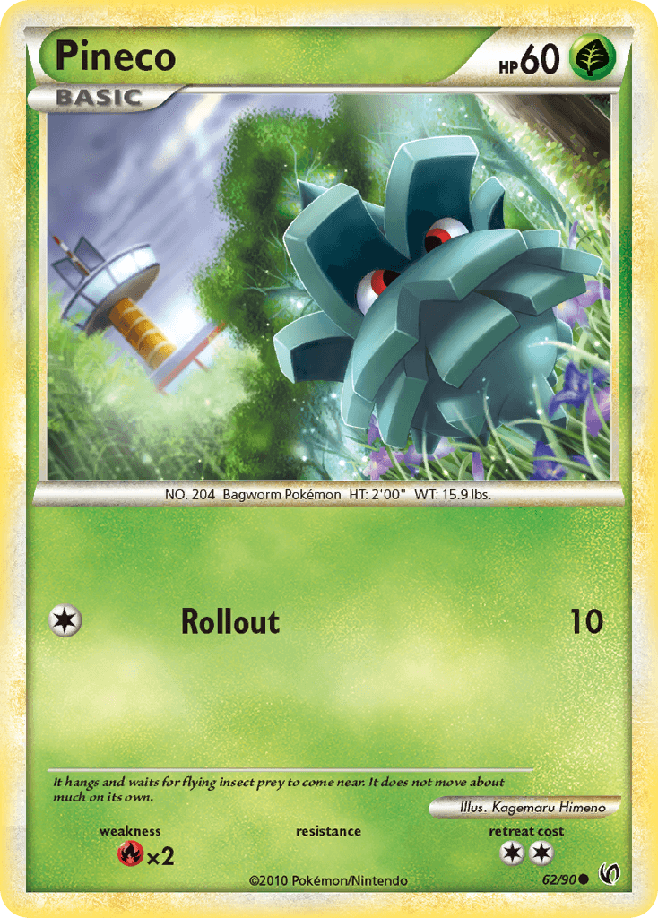 Pineco, kortbilde fra pokemontcg.io