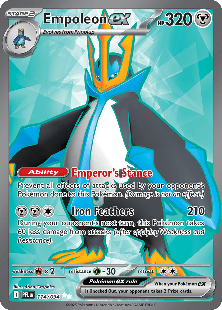 Empoleon ex, kortbilde fra pokemontcg.io