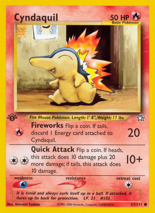 Cyndaquil, kortbilde fra pokemontcg.io