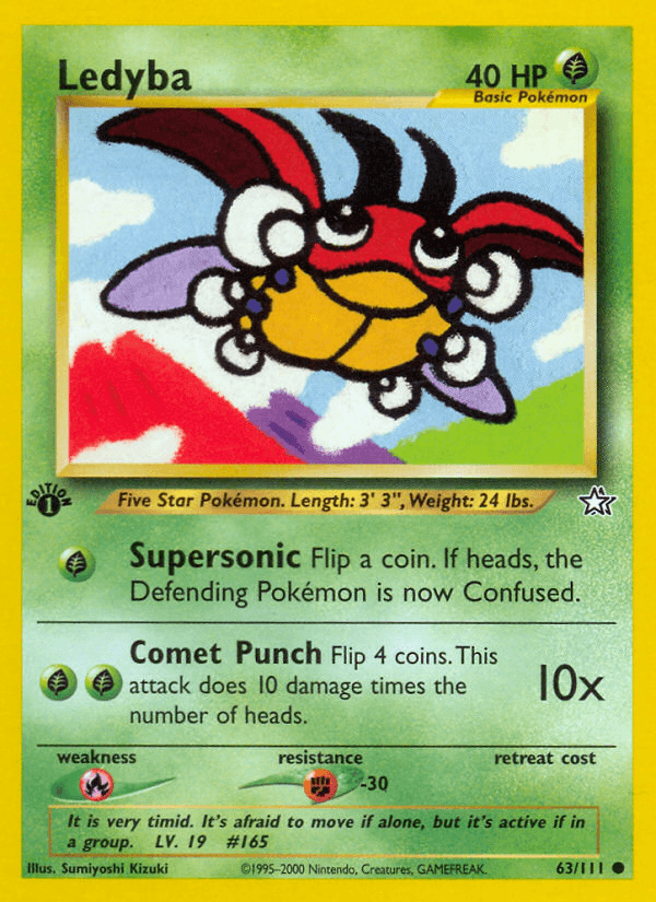 Ledyba, kortbilde fra pokemontcg.io