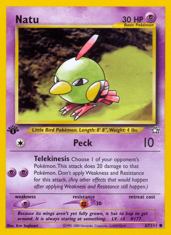Natu, kortbilde fra pokemontcg.io