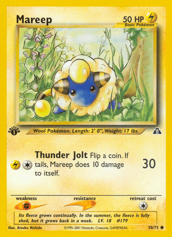 Mareep, kortbilde fra pokemontcg.io