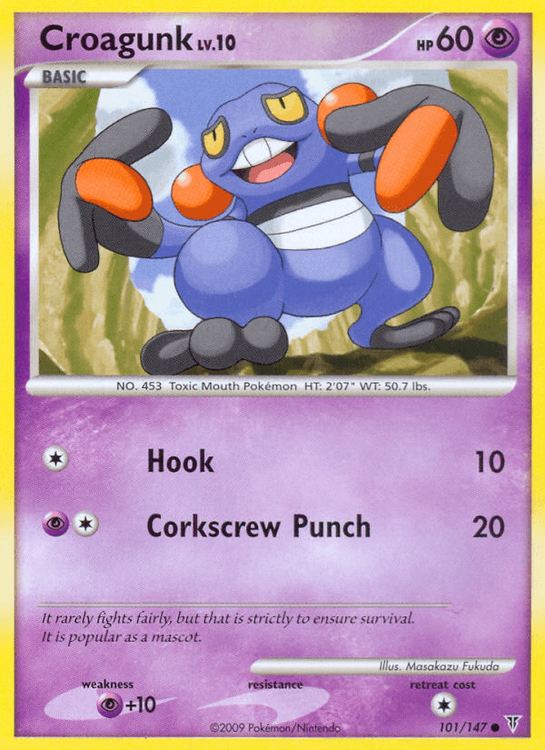 Croagunk, kortbilde fra pokemontcg.io