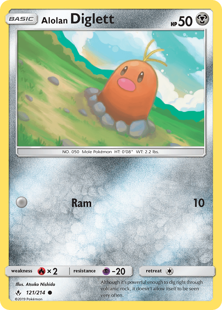 Alolan Diglett, kortbilde fra pokemontcg.io