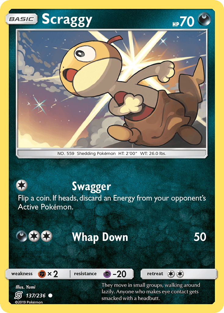 Scraggy, kortbilde fra pokemontcg.io