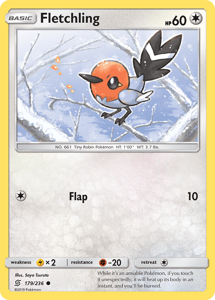 Fletchling, kortbilde fra pokemontcg.io