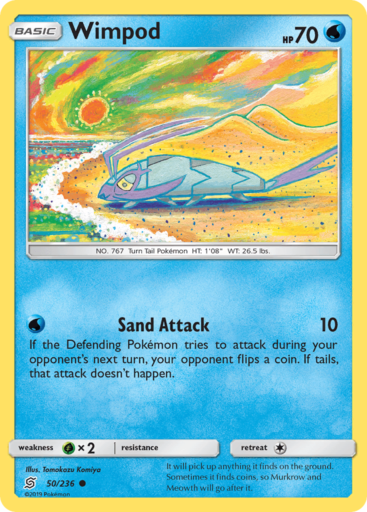 Wimpod, kortbilde fra pokemontcg.io