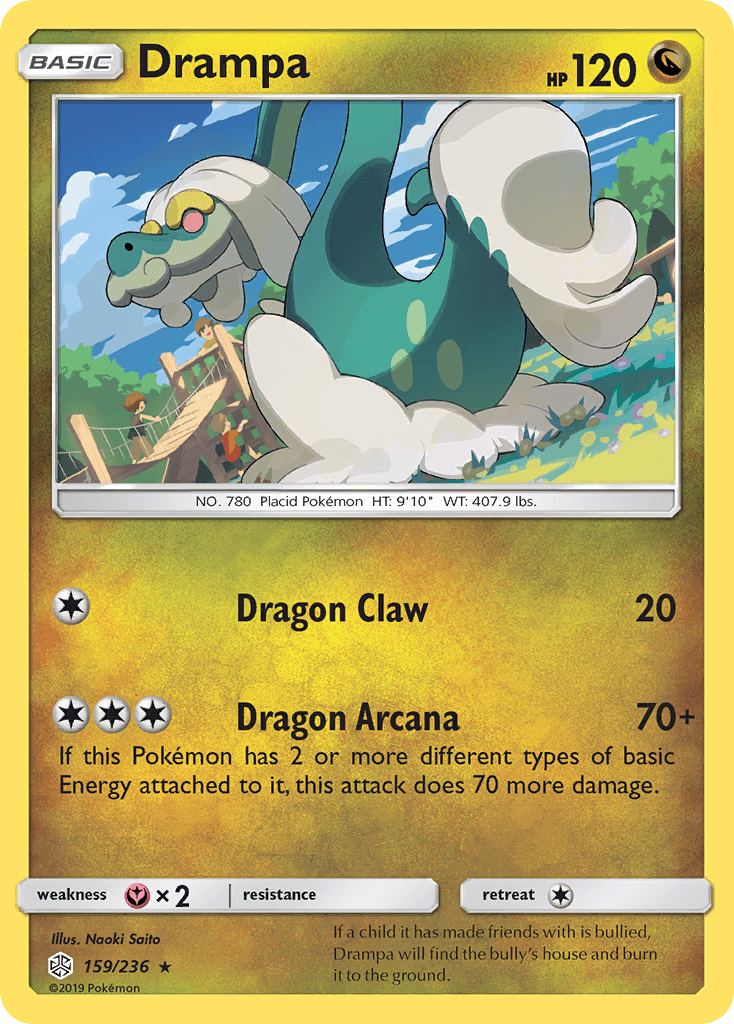 Drampa, kortbilde fra pokemontcg.io
