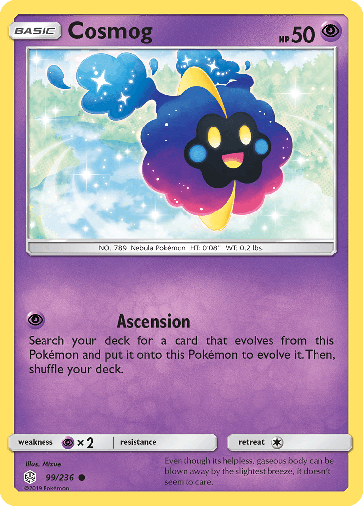 Cosmog, kortbilde fra pokemontcg.io
