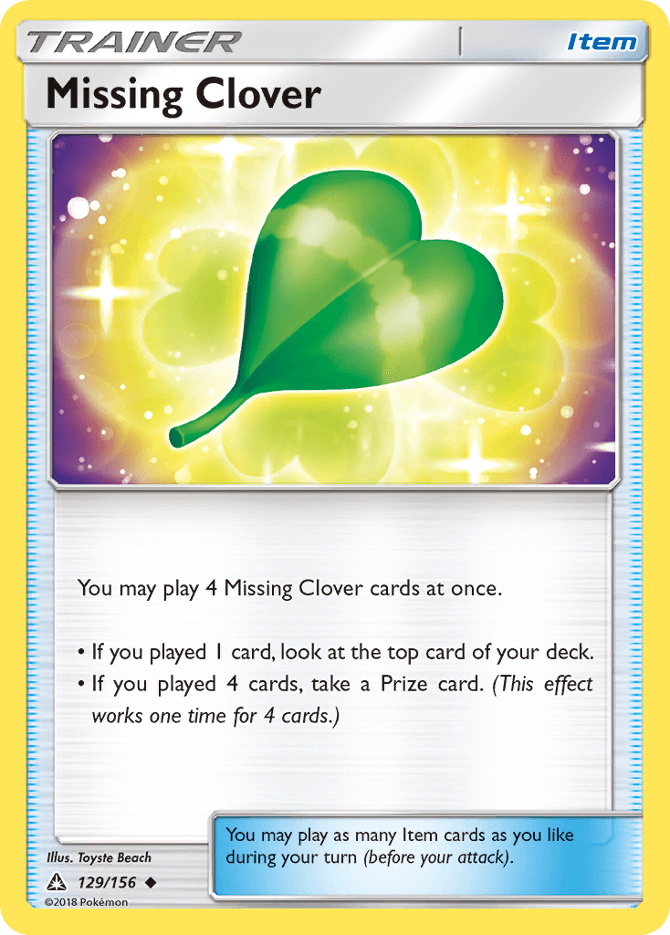 Missing Clover, kortbilde fra pokemontcg.io