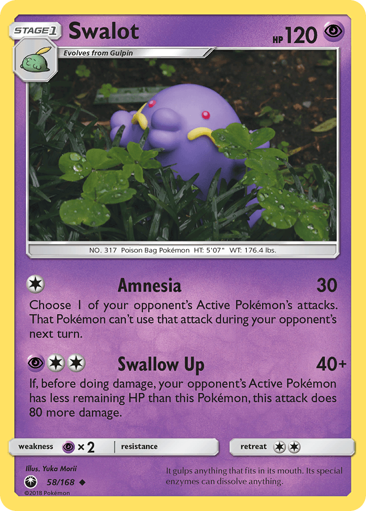 Swalot, kortbilde fra pokemontcg.io