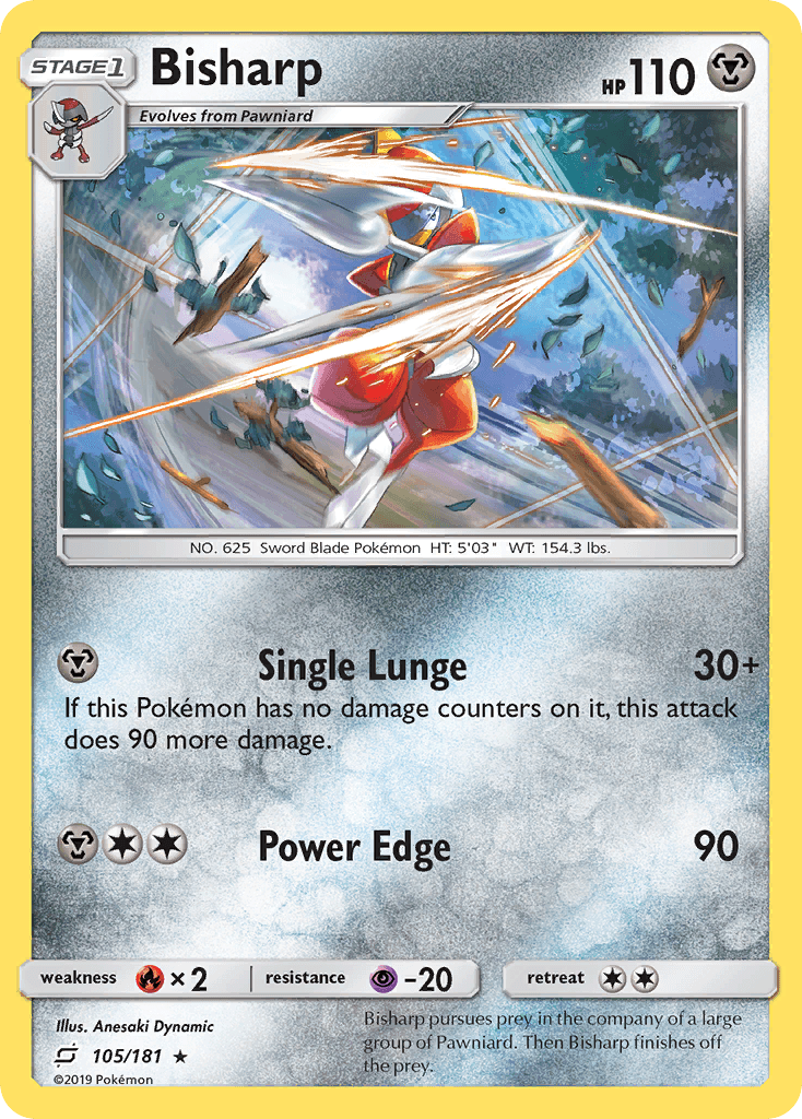 Bisharp, kortbilde fra pokemontcg.io