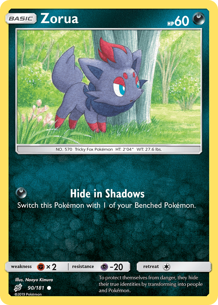 Zorua, kortbilde fra pokemontcg.io