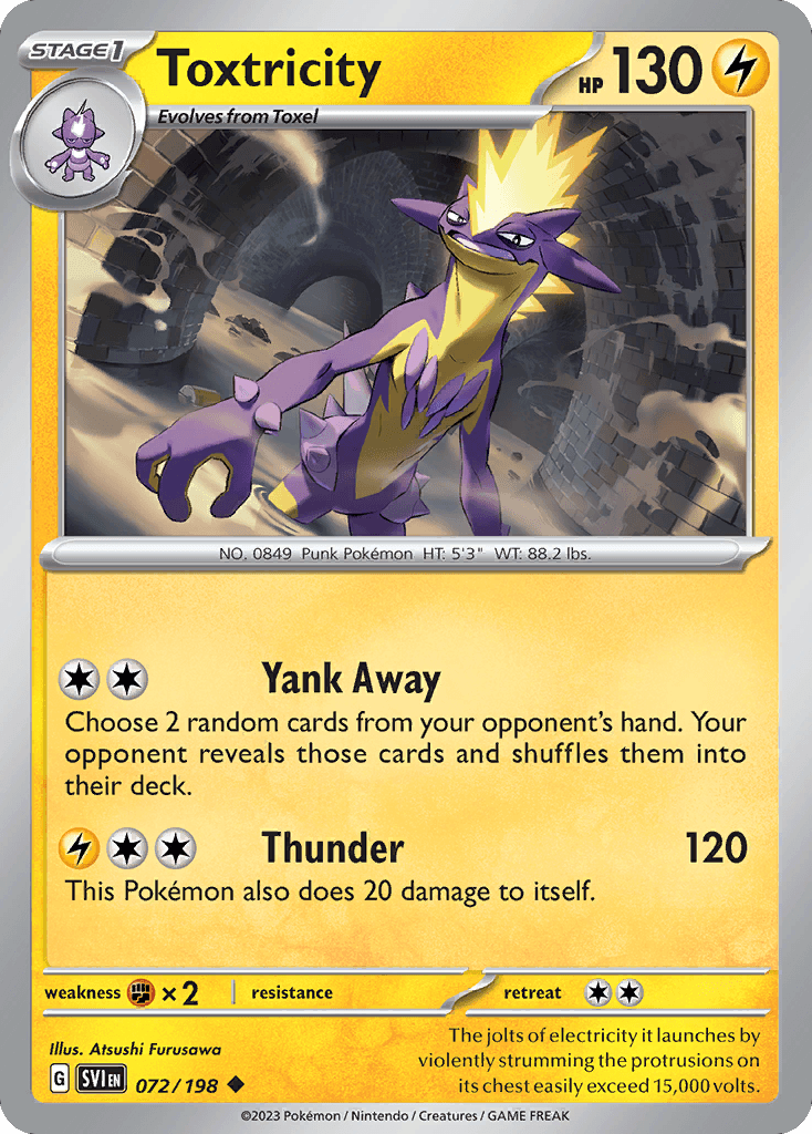 Toxtricity, kortbilde fra pokemontcg.io