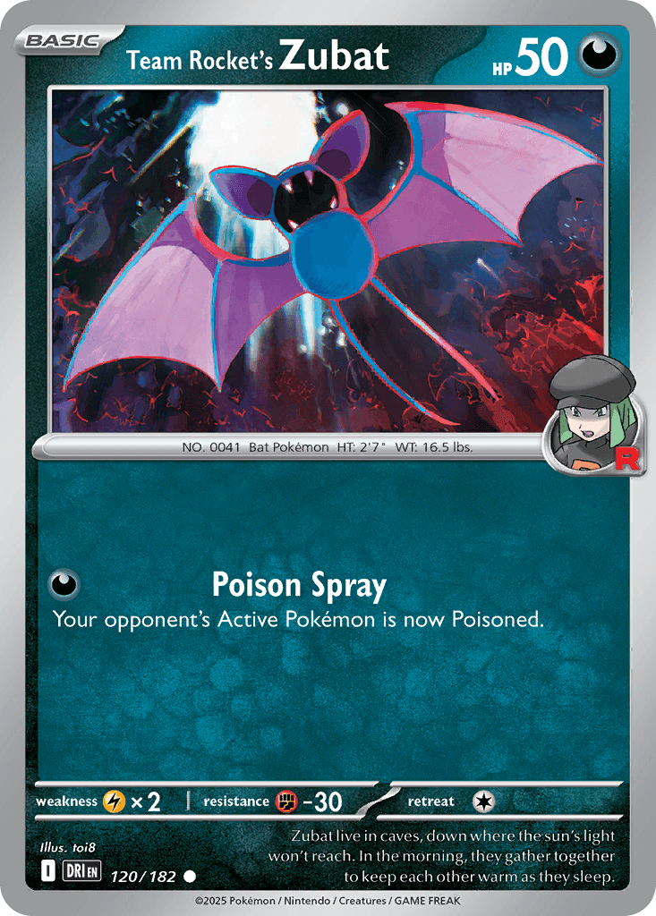 Team Rocket's Zubat, kortbilde fra pokemontcg.io