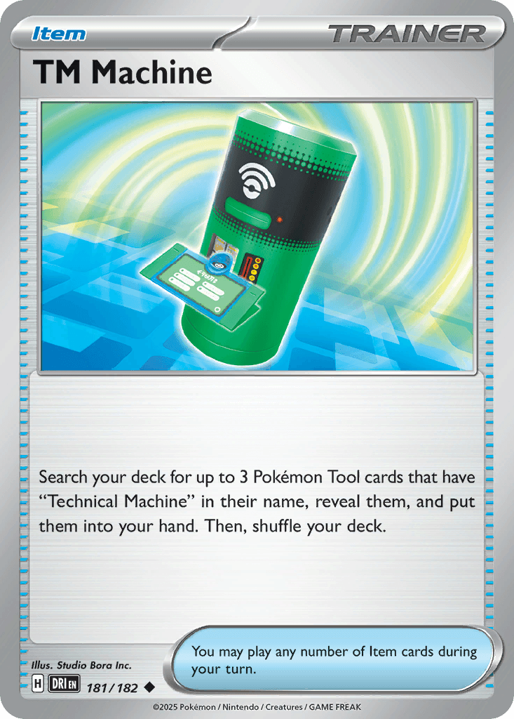 TM Machine, kortbilde fra pokemontcg.io