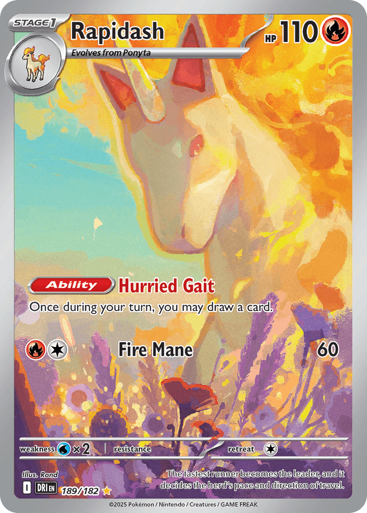 Rapidash, kortbilde fra pokemontcg.io
