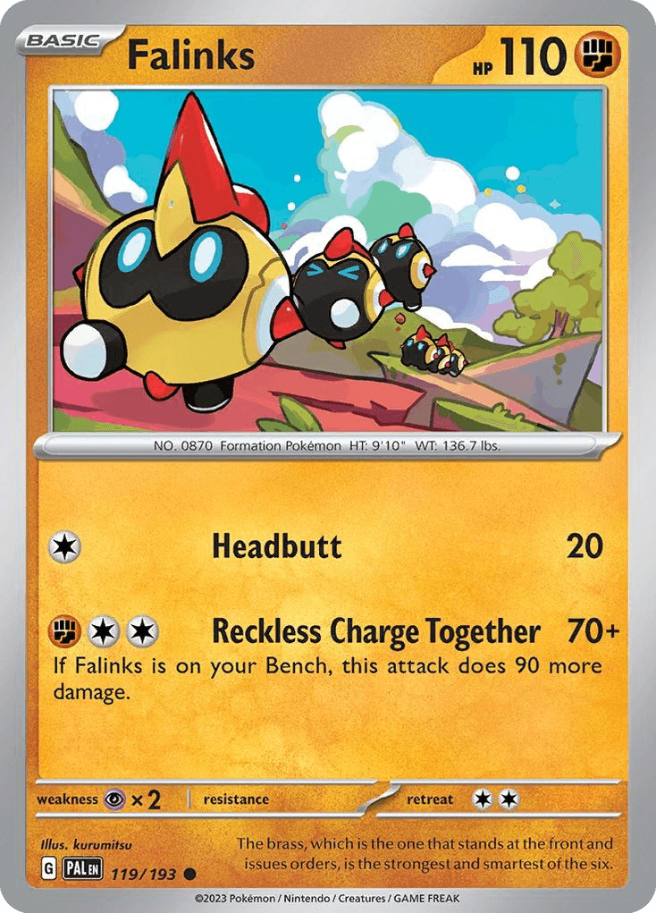 Falinks, kortbilde fra pokemontcg.io