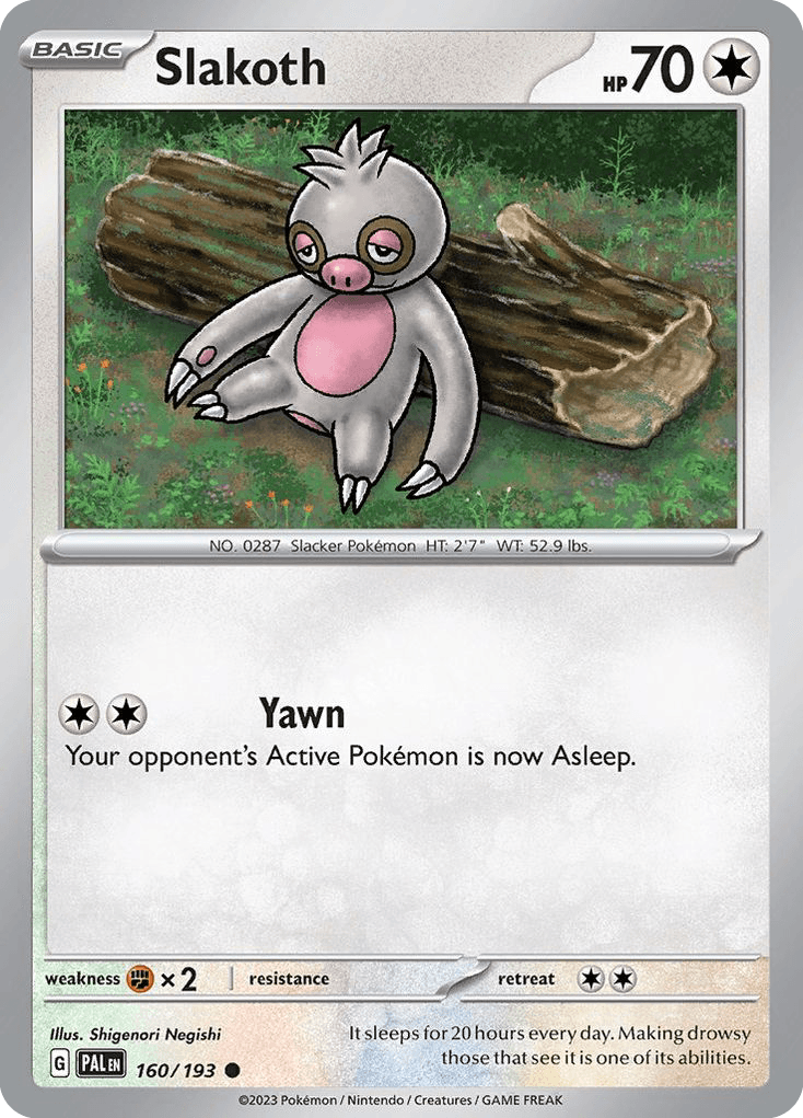 Slakoth, kortbilde fra pokemontcg.io