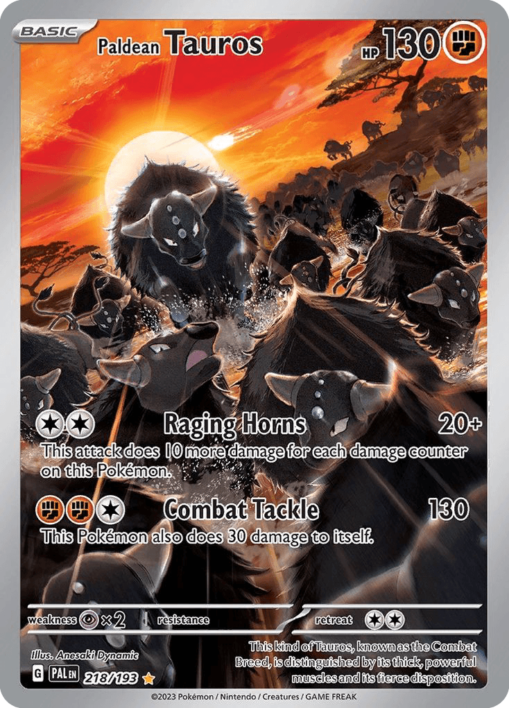Paldean Tauros, kortbilde fra pokemontcg.io