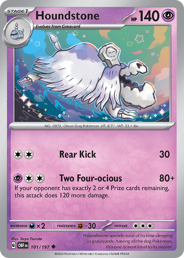 Houndstone, kortbilde fra pokemontcg.io