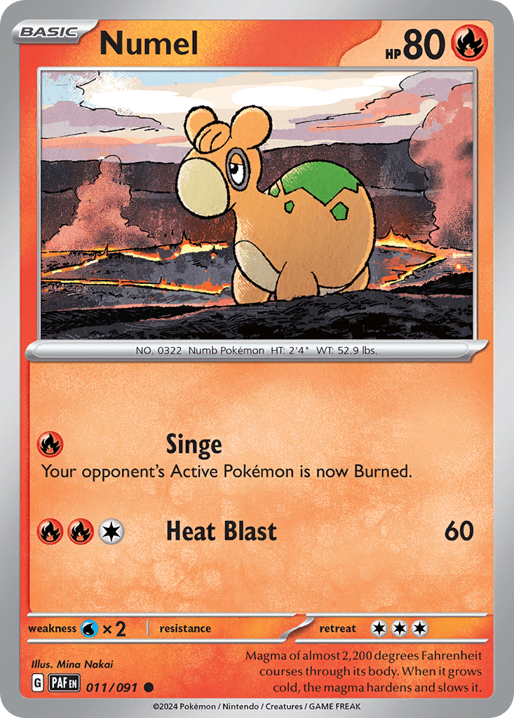 Numel, kortbilde fra pokemontcg.io