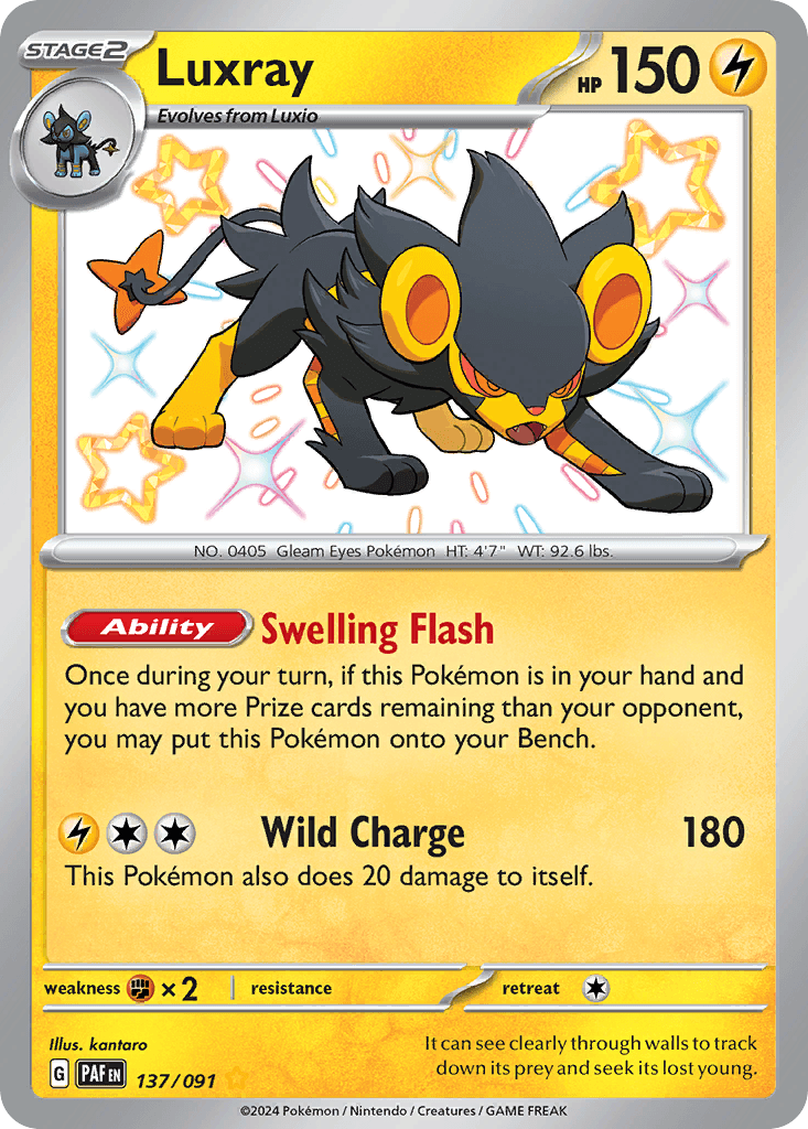 Luxray, kortbilde fra pokemontcg.io