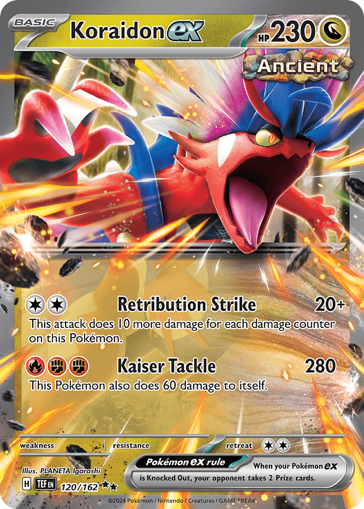 Koraidon ex, kortbilde fra pokemontcg.io