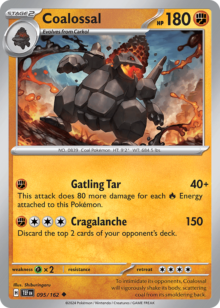 Coalossal, kortbilde fra pokemontcg.io