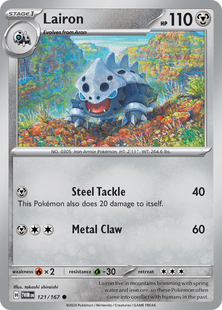 Lairon, kortbilde fra pokemontcg.io