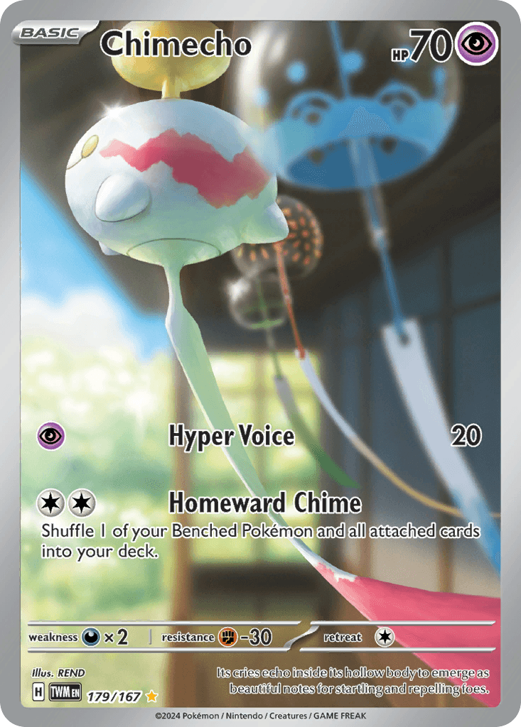 Chimecho, kortbilde fra pokemontcg.io