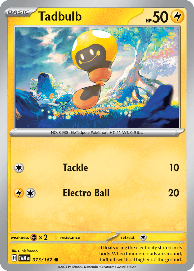 Tadbulb, kortbilde fra pokemontcg.io