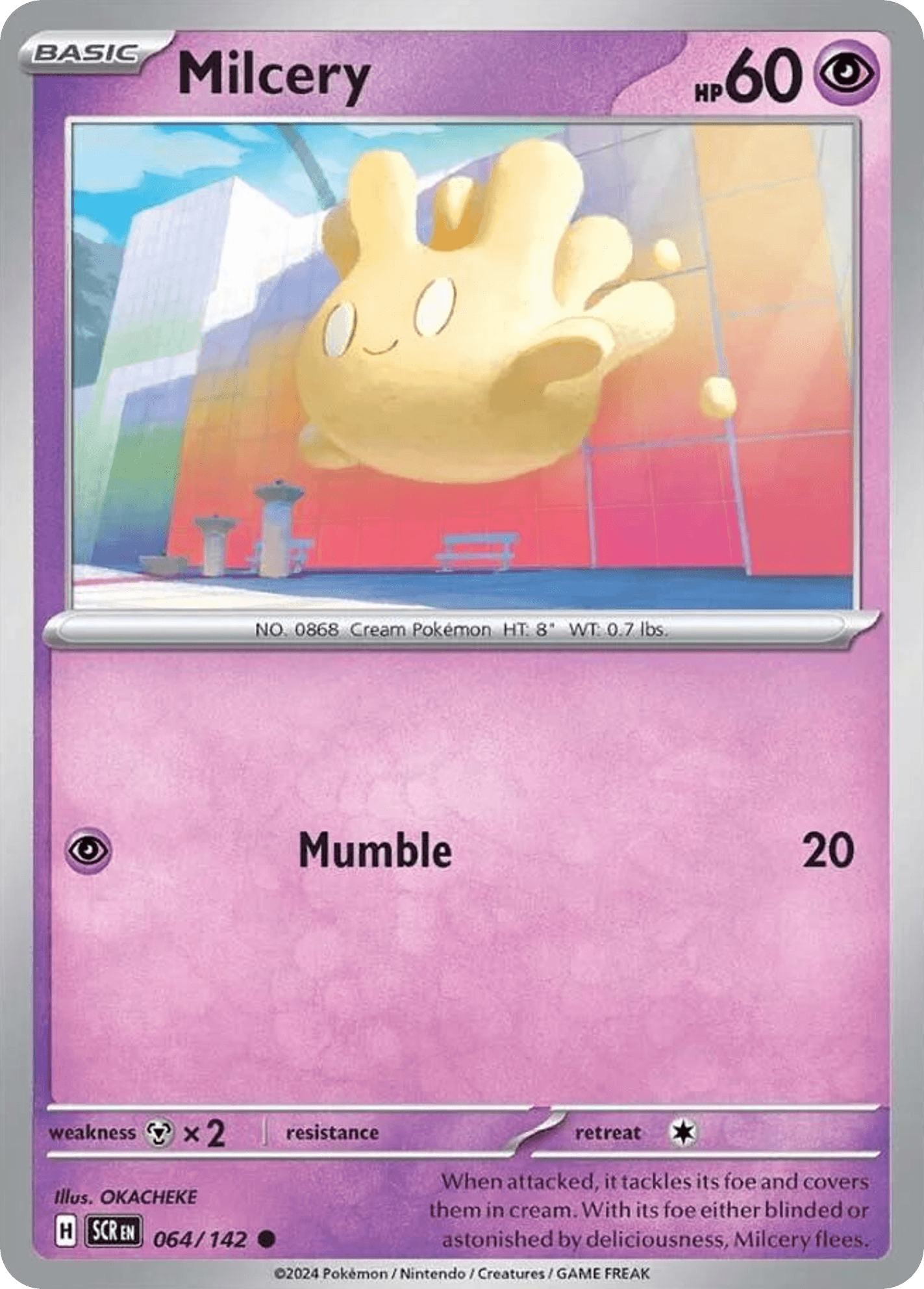 Milcery, kortbilde fra pokemontcg.io